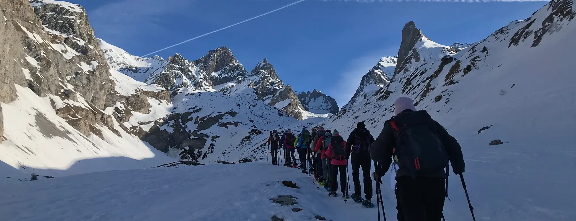 Séjour raquette en Vanoise en hiver