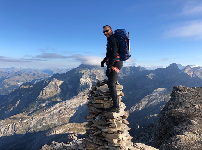 Boris Hanrard, accompagnateur en montagne diplômé d'état